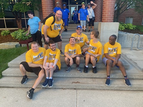 Students at Special Olympics
